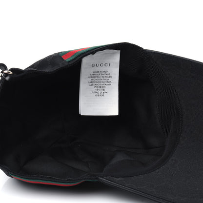 Gucci Monogram Web Baseball Hat S Black 5 of 7