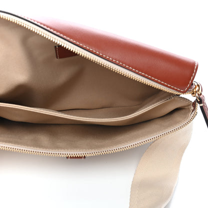 Chloe Cotton Calfskin Woody Belt Bag Beige Brown 6 of 8
