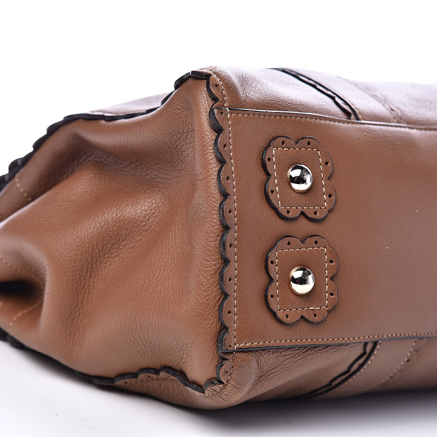 Soft Matte Leather Cookie Bayswater Satchel Oak