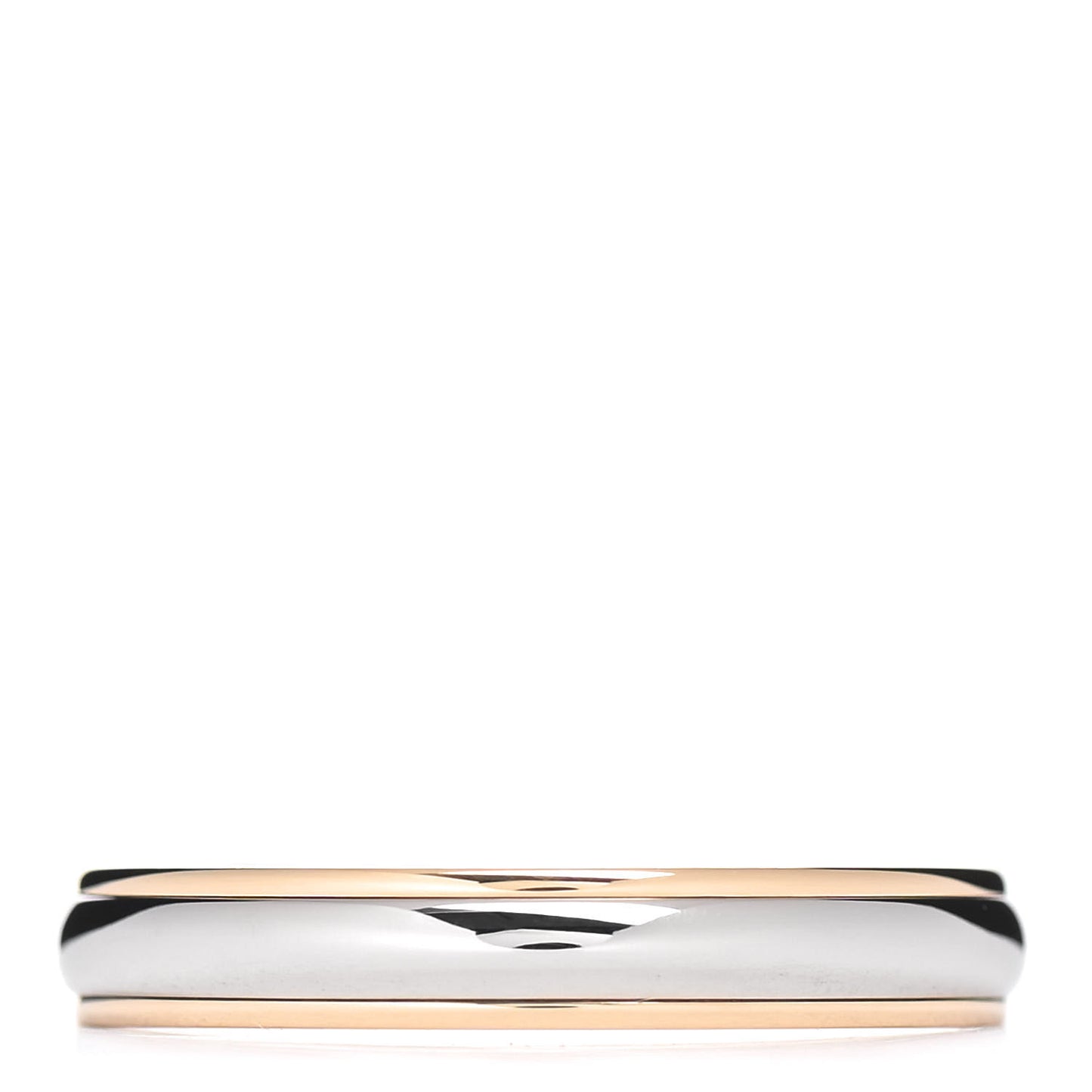Platinum 18K Yellow Gold Lucida 4mm Band Ring 66 11.5