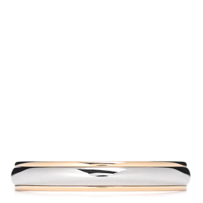 Tiffany Platinum 18K Yellow Gold Lucida 4mm Band Ring 66 11.5 3 of 4