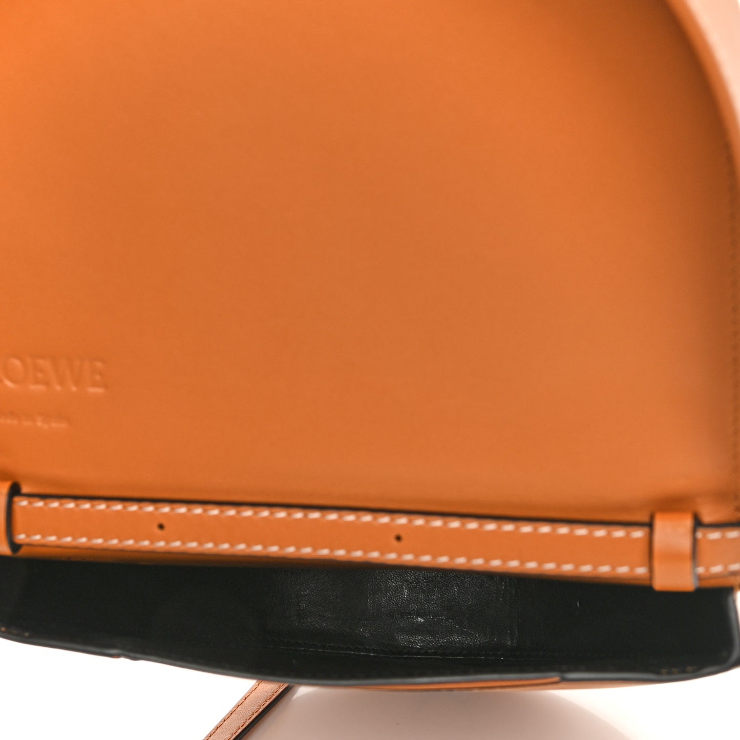 Soft Calfskin Small Heel Bag Tan