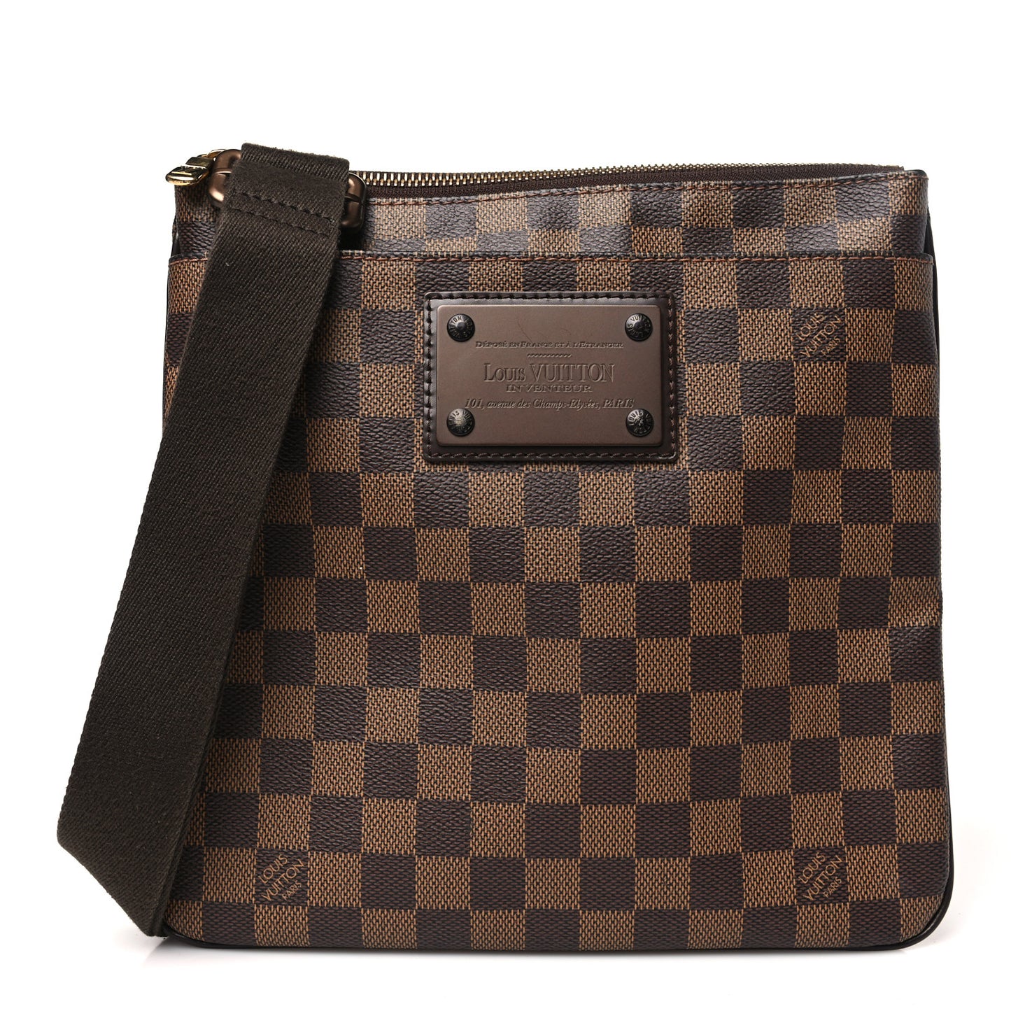 Damier Ebene Brooklyn Flat Pochette