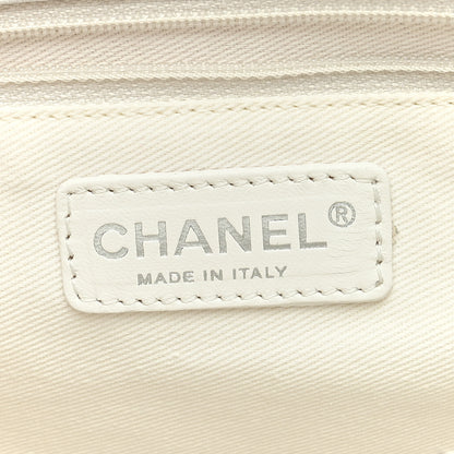 Chanel Caviar Quilted Grand Shopping Tote GST White 6 of 10