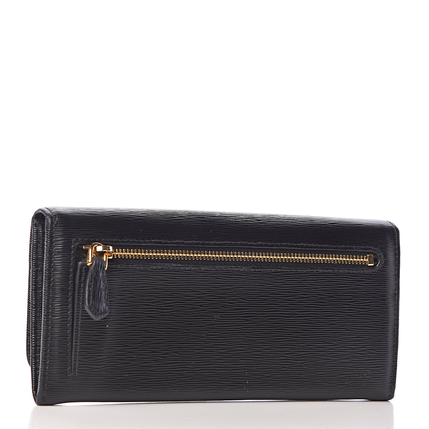 Vitello Move Continental Flap Travel Wallet Black