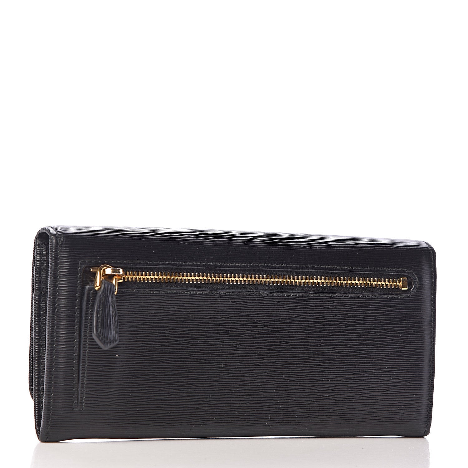 Prada Vitello Move Continental Flap Travel Wallet Black 4 of 7