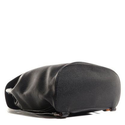 Chanel Grained Calfskin Tortoise CC Backpack Black 4 of 9