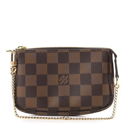 Louis Vuitton Damier Ebene Mini Pochette Accessories 1 of 7