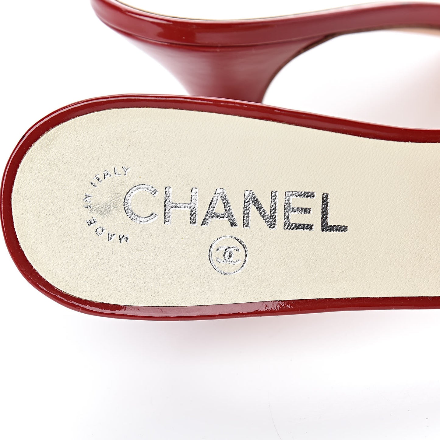 Patent CC Mules 41 Red