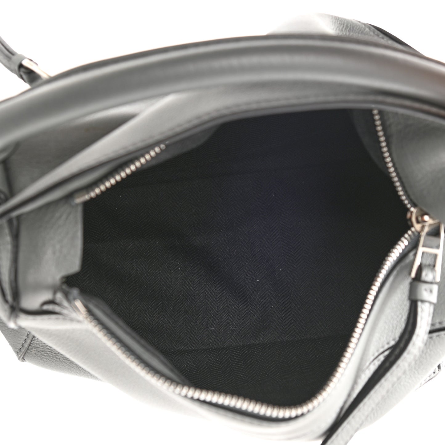 Calfskin Small Puzzle Bag Gunmetal