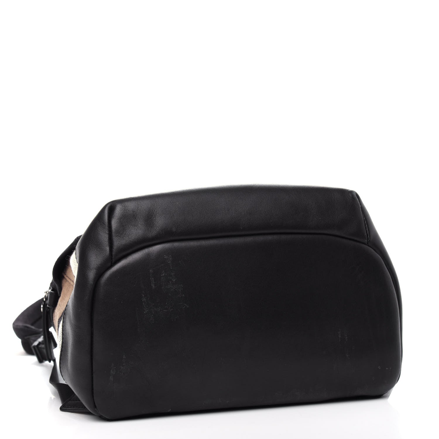 Burberry Jute Calfskin Mega Check Children's Backpack 4 of 13