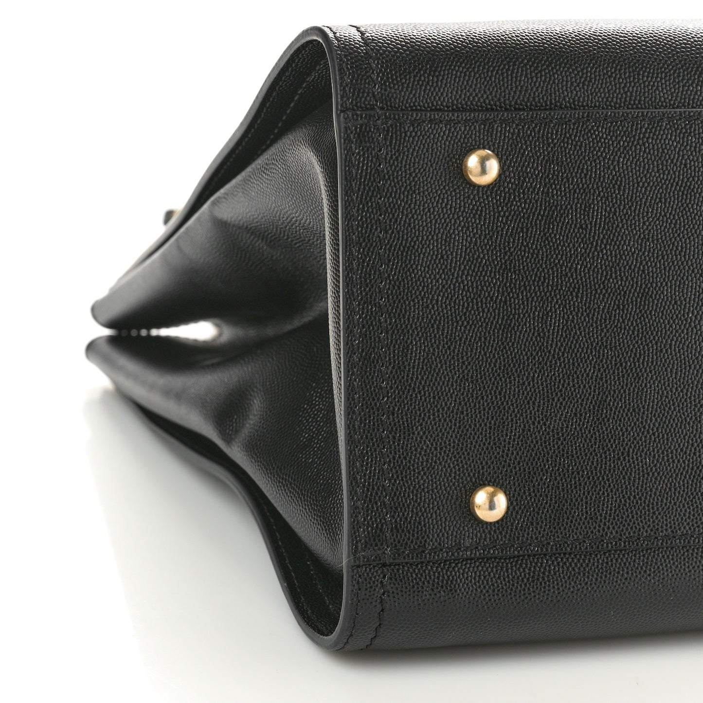 Caviar Small Studded Deauville Tote Black