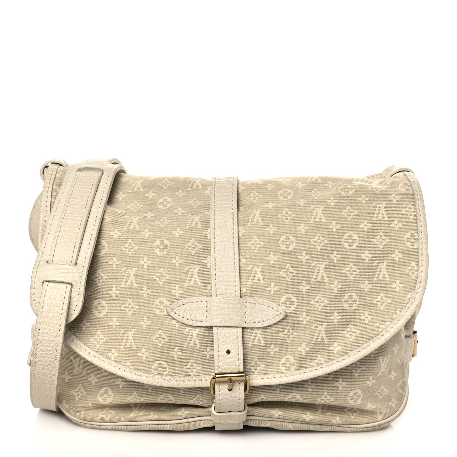 Louis Vuitton Monogram Mini Lin Saumur Dune 1 of 12