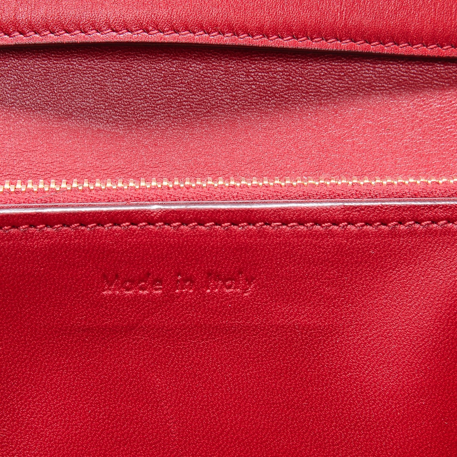 Celine Box Calfskin Medium Classic Box Flap Bag Red 6 of 10