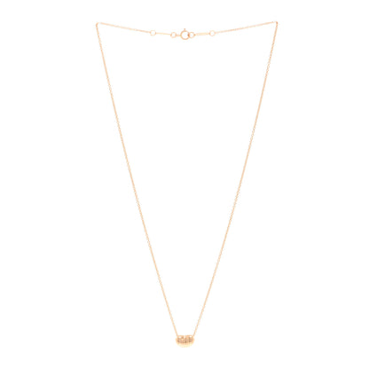 Tiffany 18K Rose Gold 9mm Elsa Peretti Bean Pendant Necklace 3 of 5