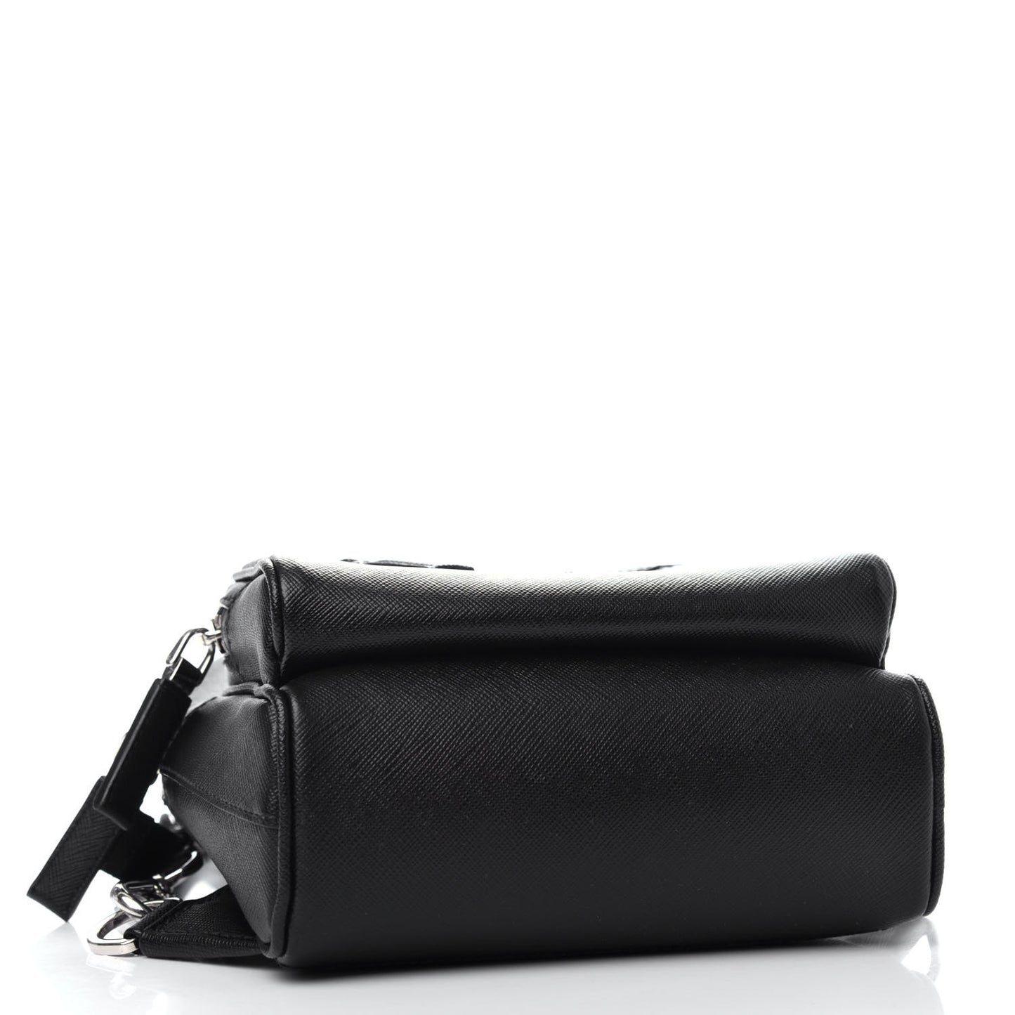 Saffiano Sling Backpack Black