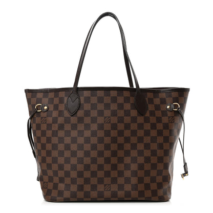 Louis Vuitton Damier Ebene Neo Neverfull MM Rose Ballerine 3 of 16