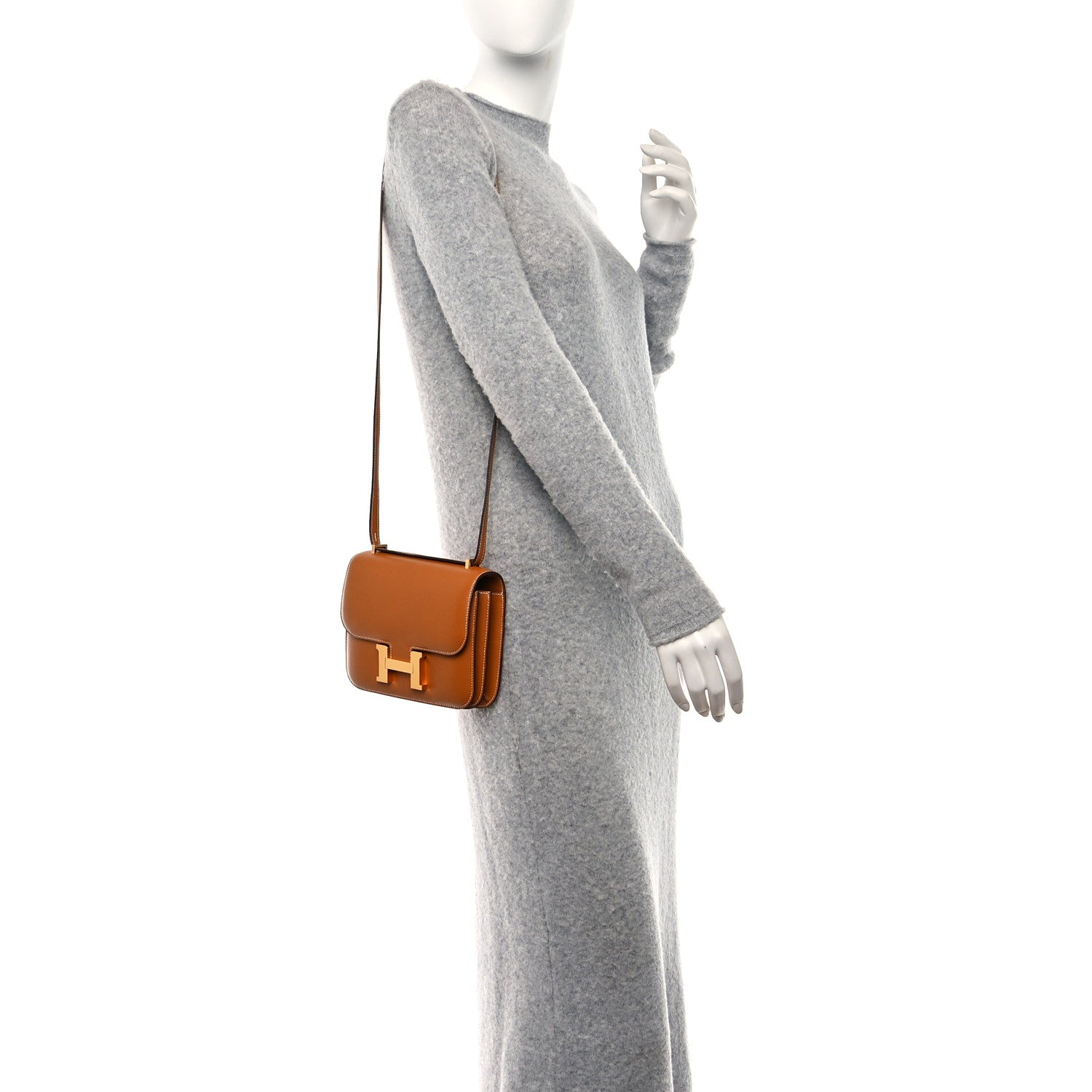 Hermes Veau Butler Constance 18 Natural Sable 2 of 13