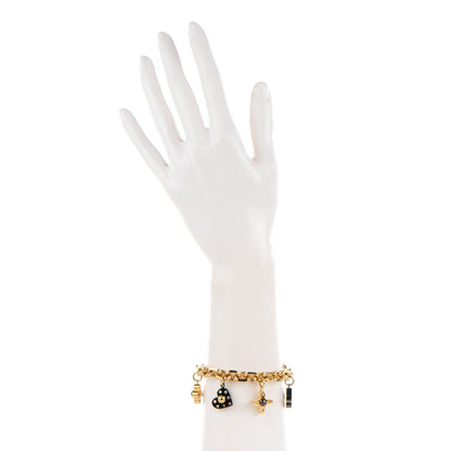 Louis Vuitton Hide and Seek Monogram Bracelet Gold 2 of 7