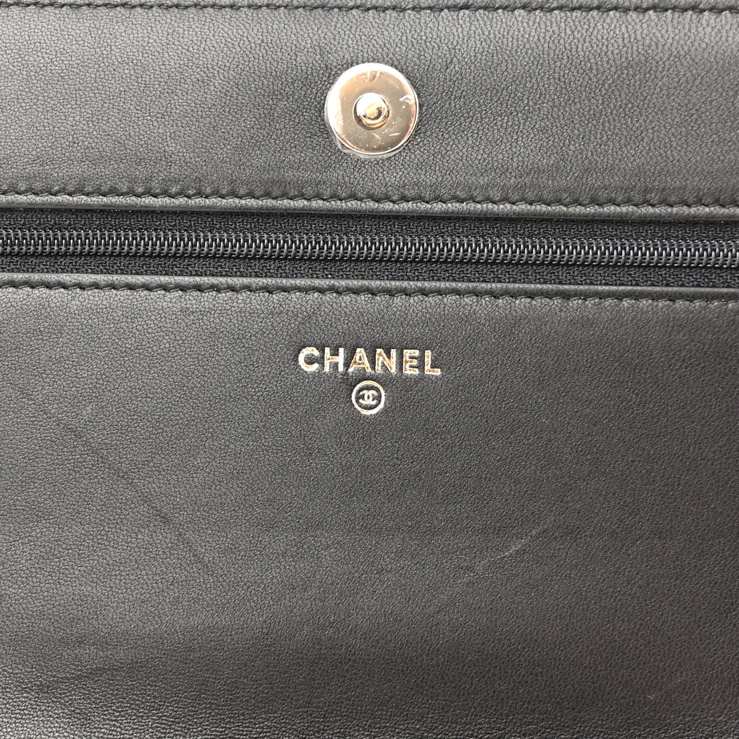 Velvet Pearl Diamond Embellished Wallet On Chain WOC Black