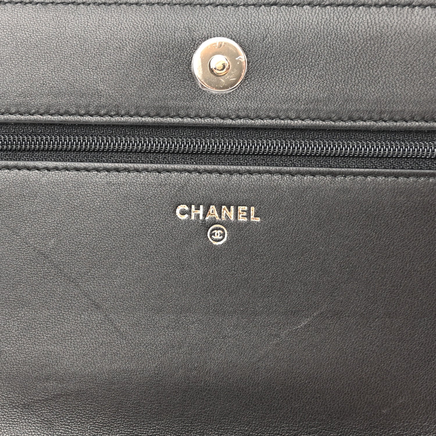 Chanel Velvet Pearl Diamond Embellished Wallet On Chain WOC Black 6 of 11