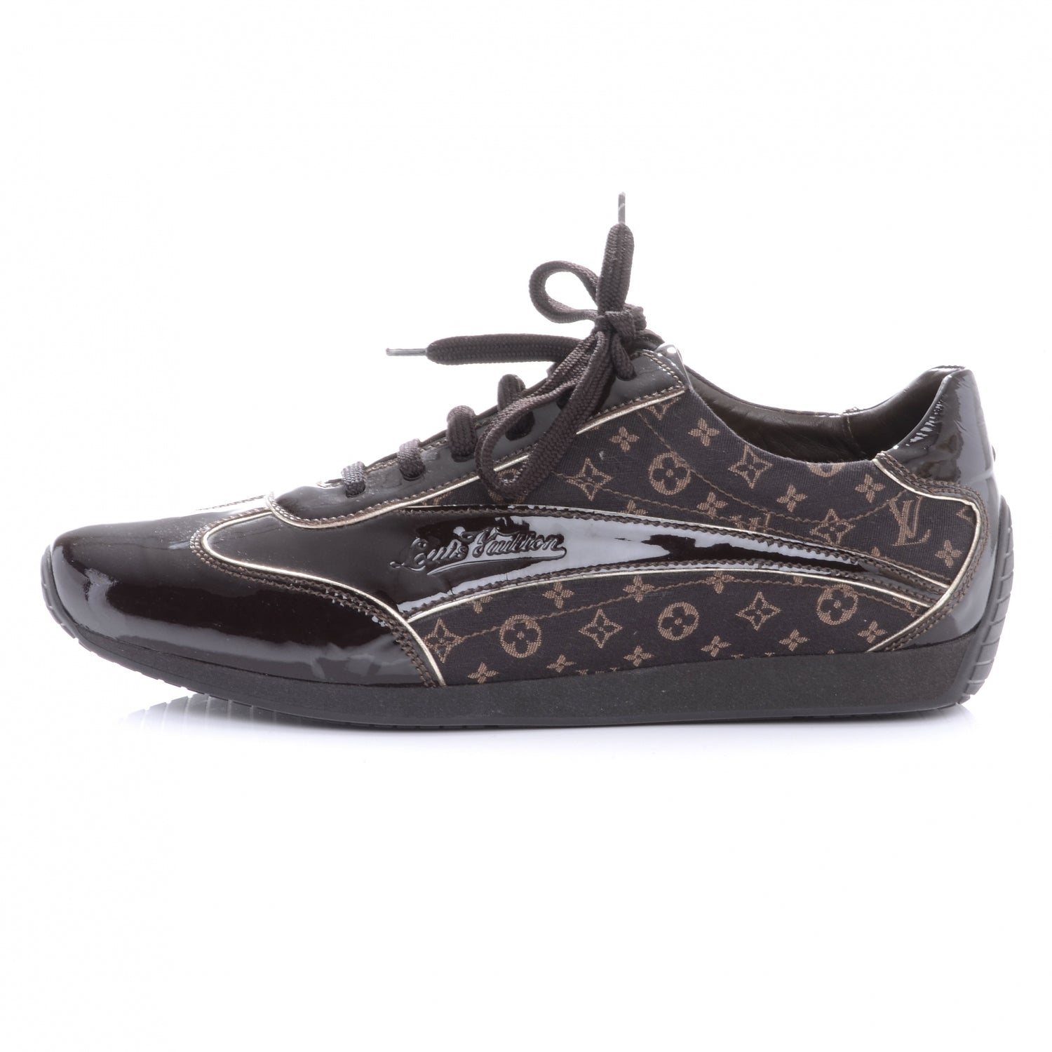 Louis Vuitton Patent Mini Lin Monogram Sneakers 41 Ebene 1 of 7
