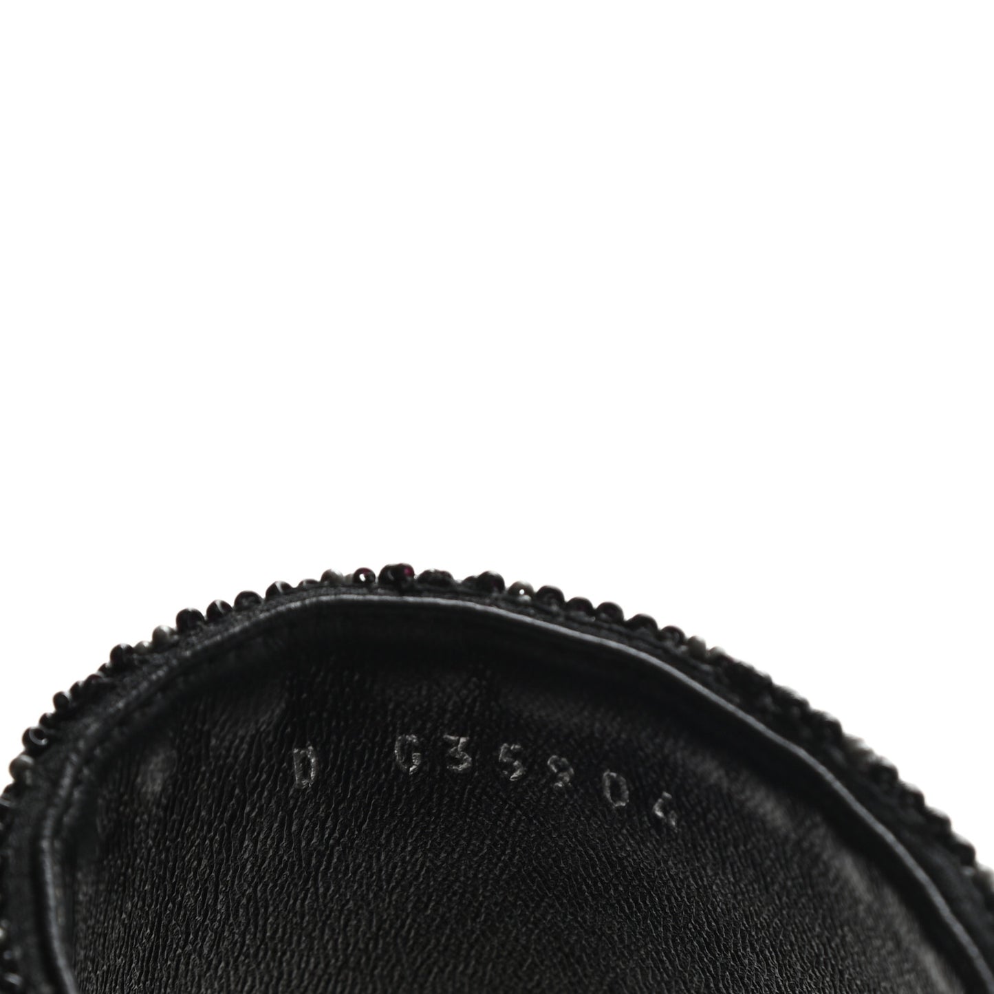 Pearl Embroidery CC Mules 35 Black Grey