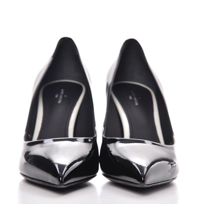 Louis Vuitton Glazed Calfskin Eyeline Pumps 40 Black 2 of 10