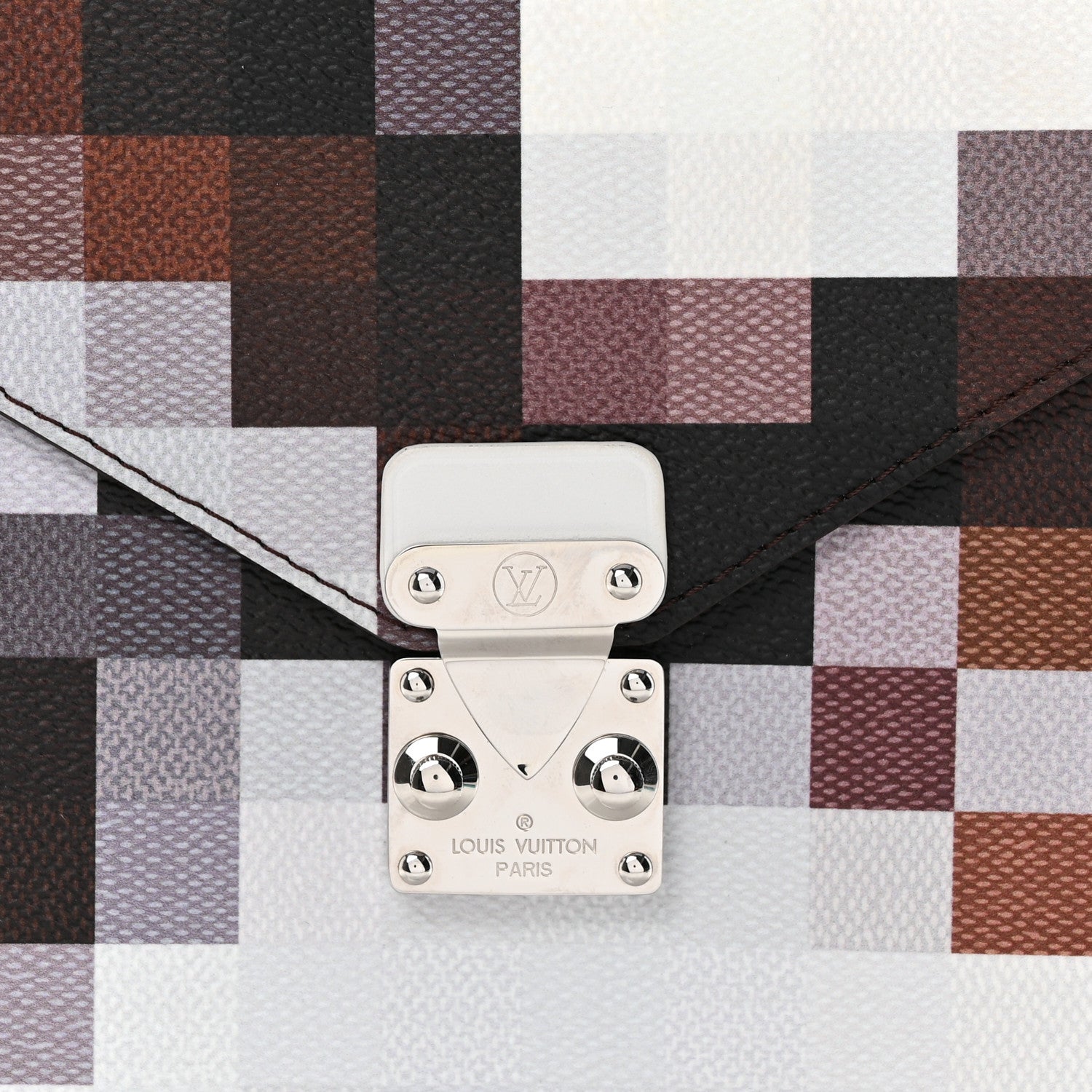 Louis Vuitton Calfskin Cowmooflage Mark Folder Brown 6 of 7