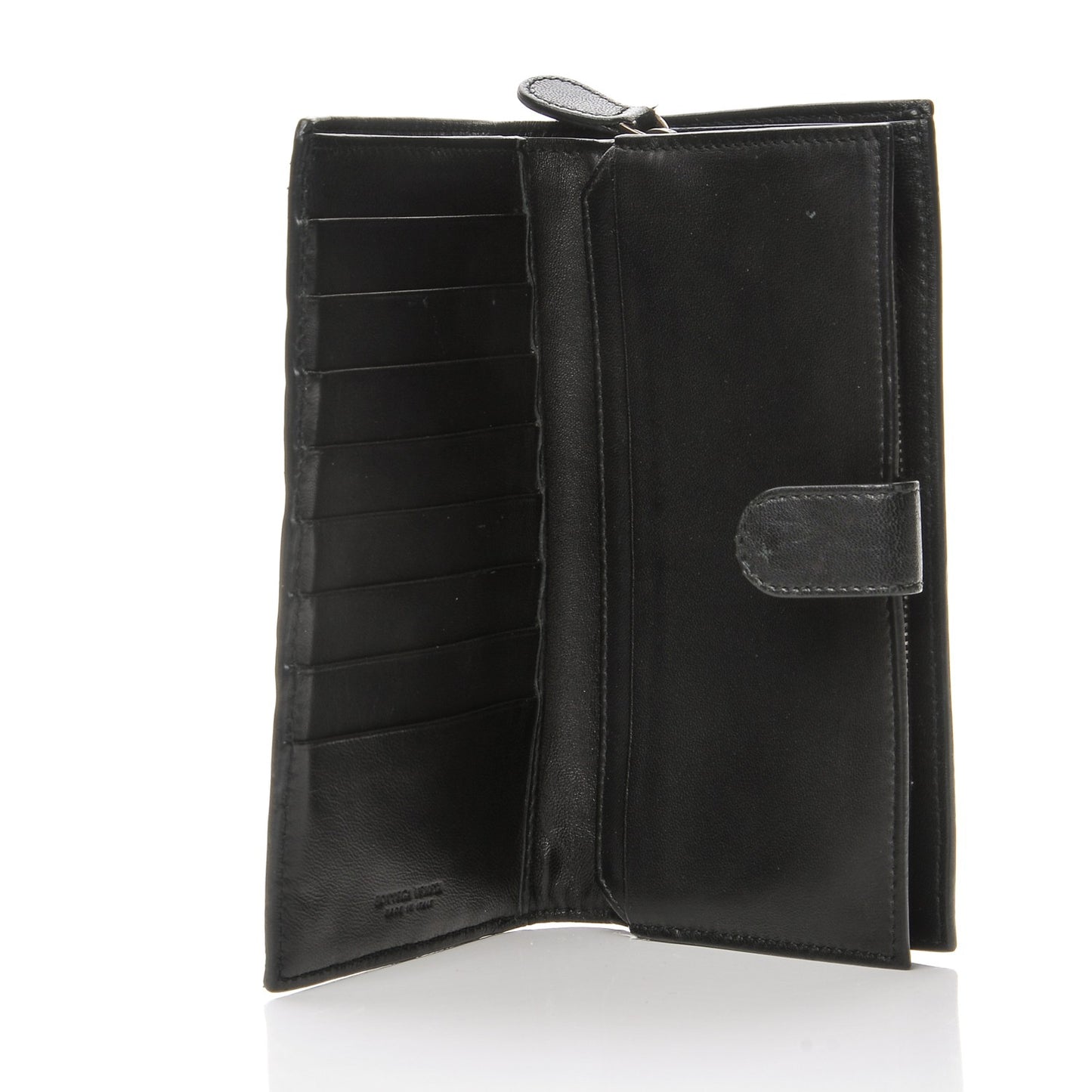 Nappa Intrecciato Continental Wallet Black