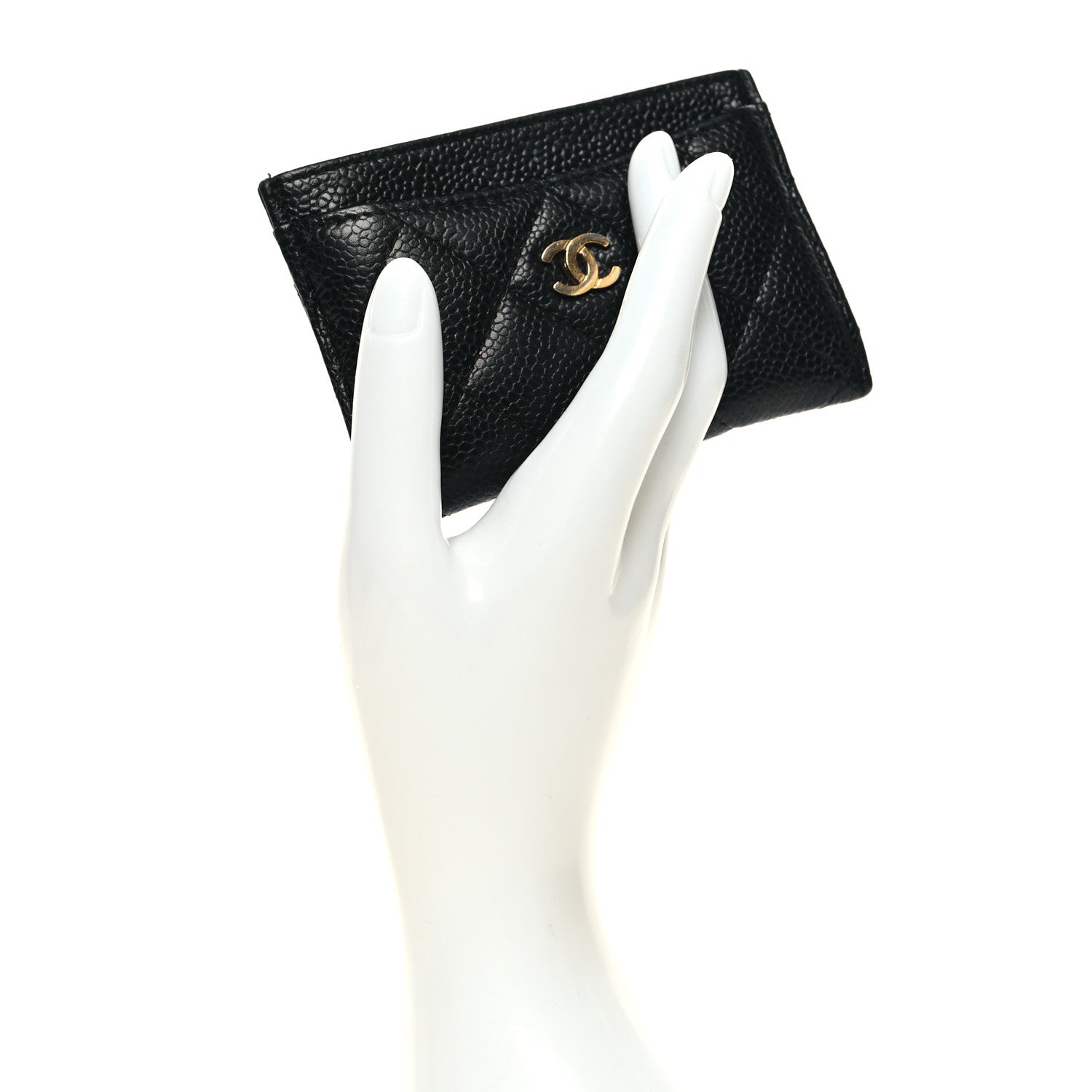 Chanel Caviar Quilted Card Holder Black 2 of 10