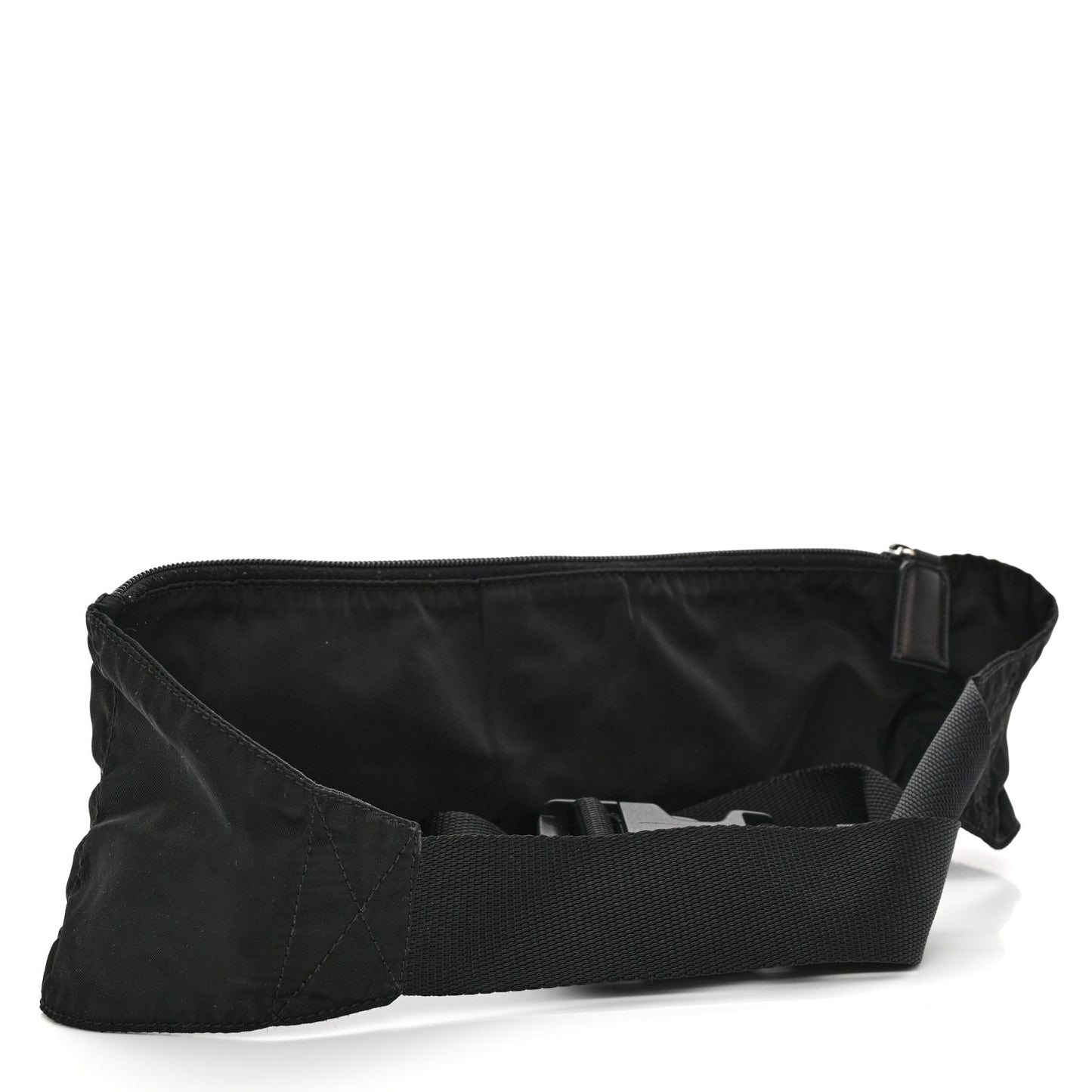 Tessuto Nylon Montagna Belt Bag Black