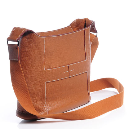 Hermes Taurillon Clemence Sac Goodnews PM Gold 3 of 13