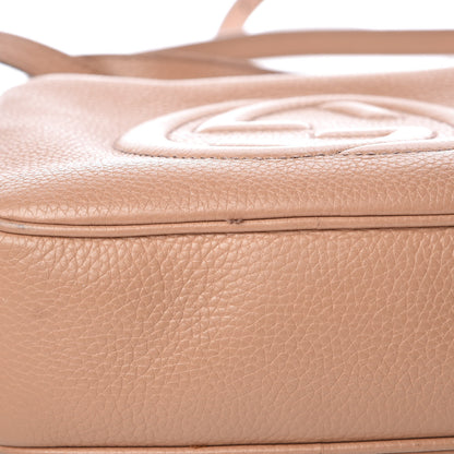 Gucci Pebbled Calfskin Small Soho Disco Bag Camelia 12 of 15