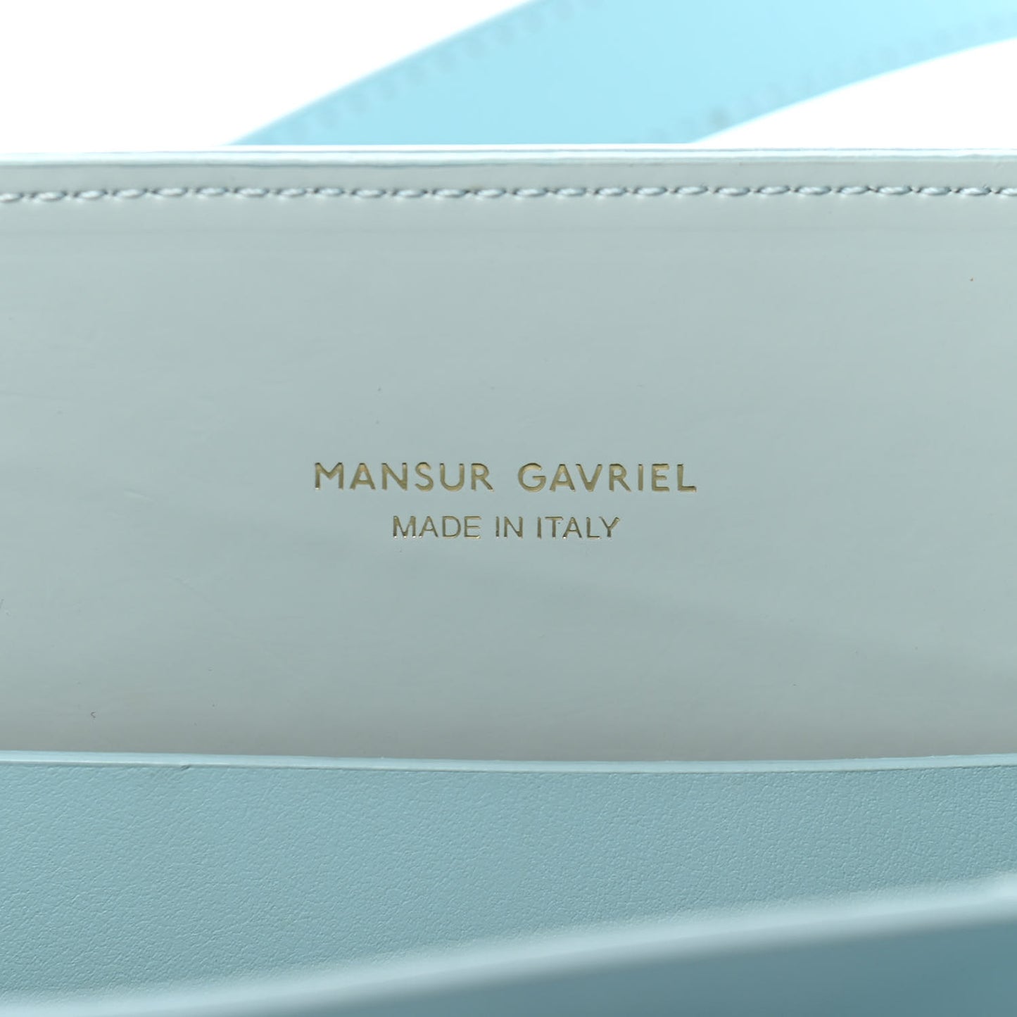 Calfskin Sun Bag Sky Blue