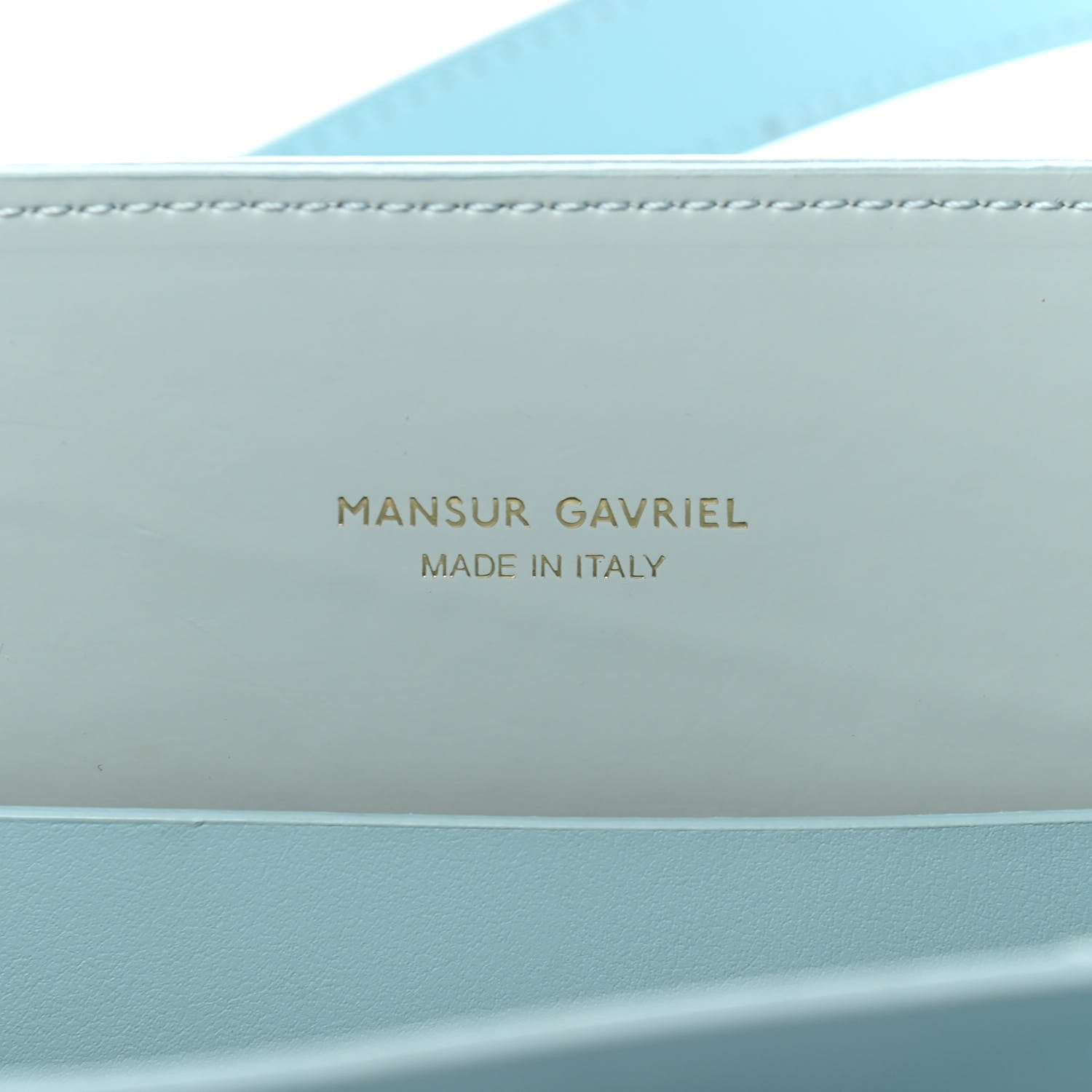 Mansur Gavriel Calfskin Sun Bag Sky Blue 6 of 9