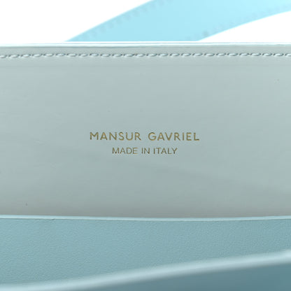 Mansur Gavriel Calfskin Sun Bag Sky Blue 6 of 9