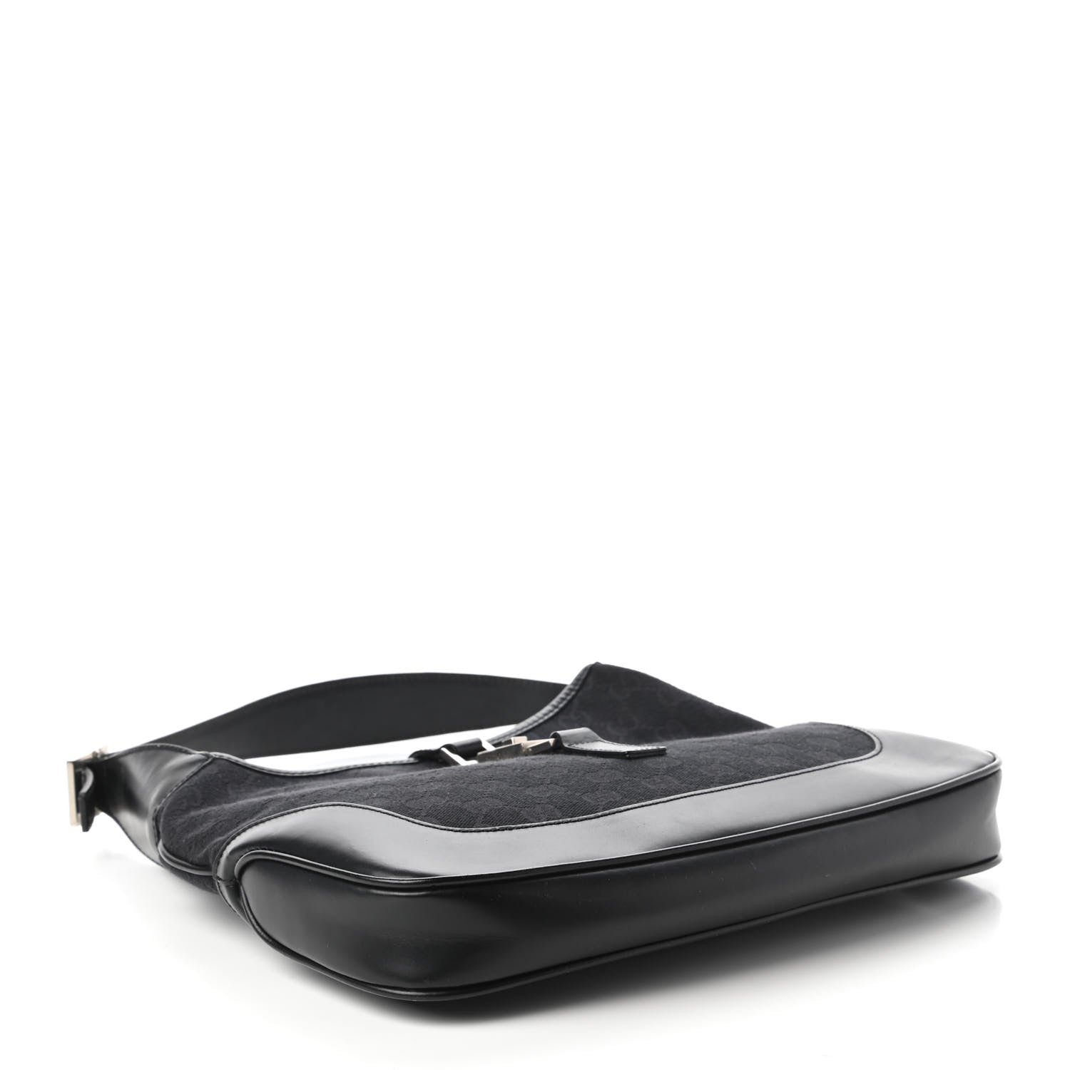 Gucci Monogram Small Jackie O Hobo Black 4 of 10