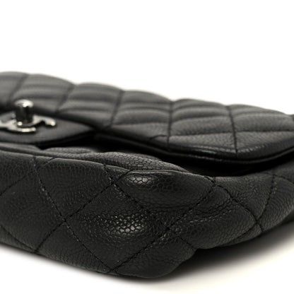 Chanel Caviar Quilted Medium Now and Forever Flap Black 10 of 10