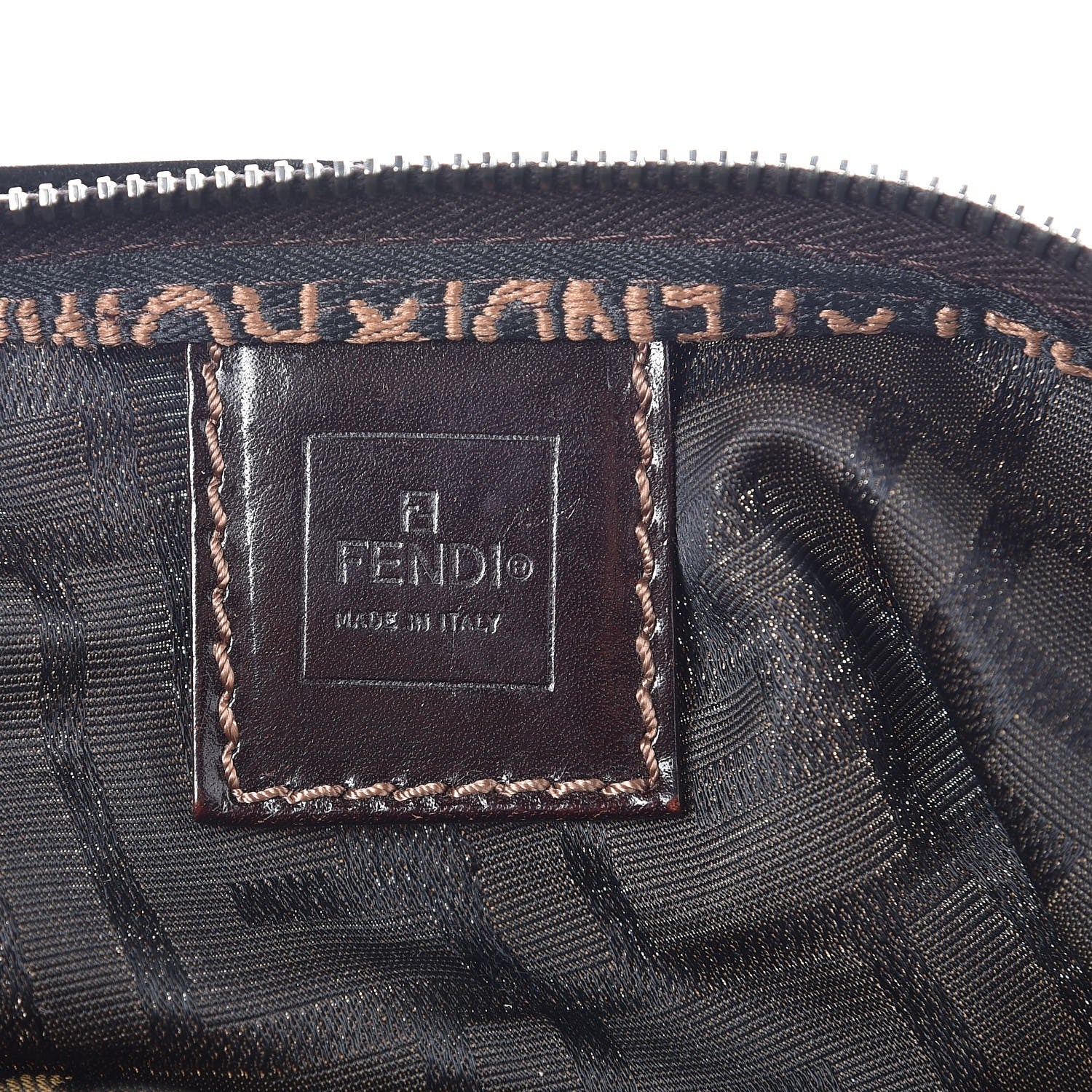 Fendi Zucca Shoulder Bag Tobacco 7 of 12