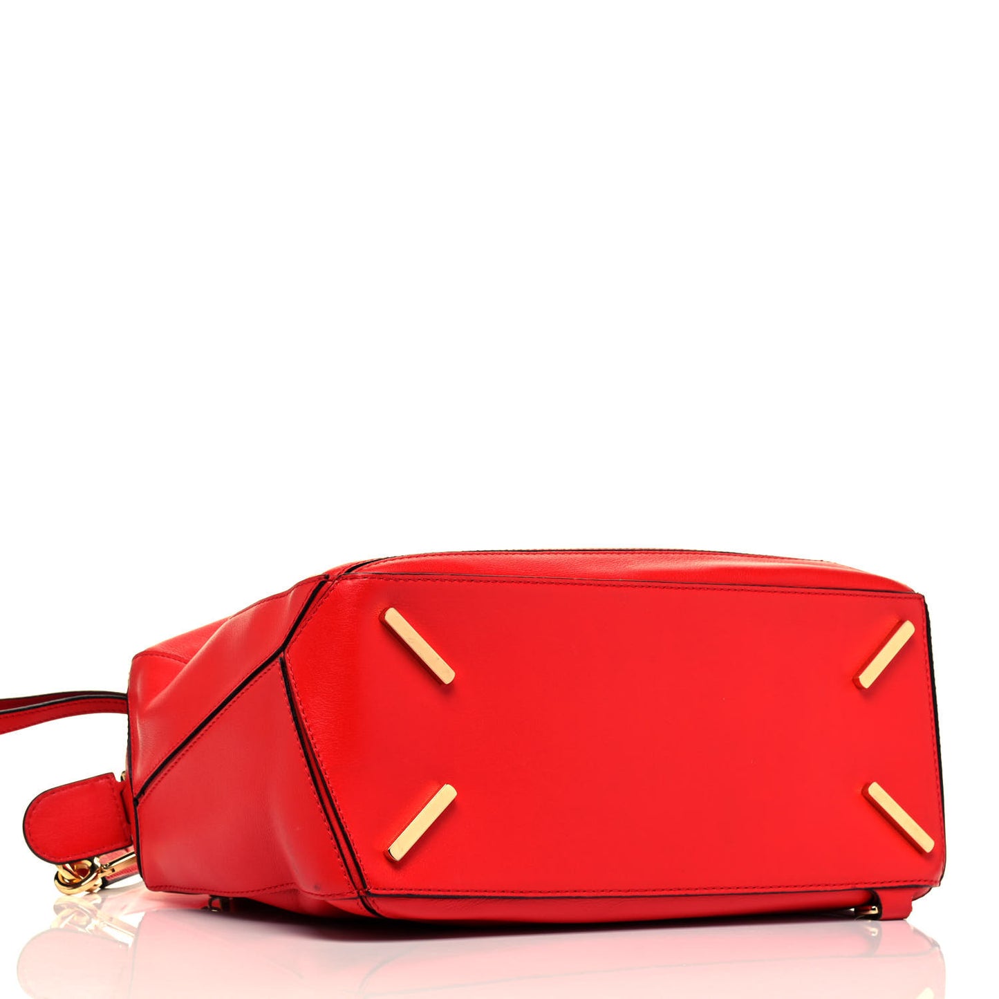 Calfskin Medium Puzzle Bag Scarlet