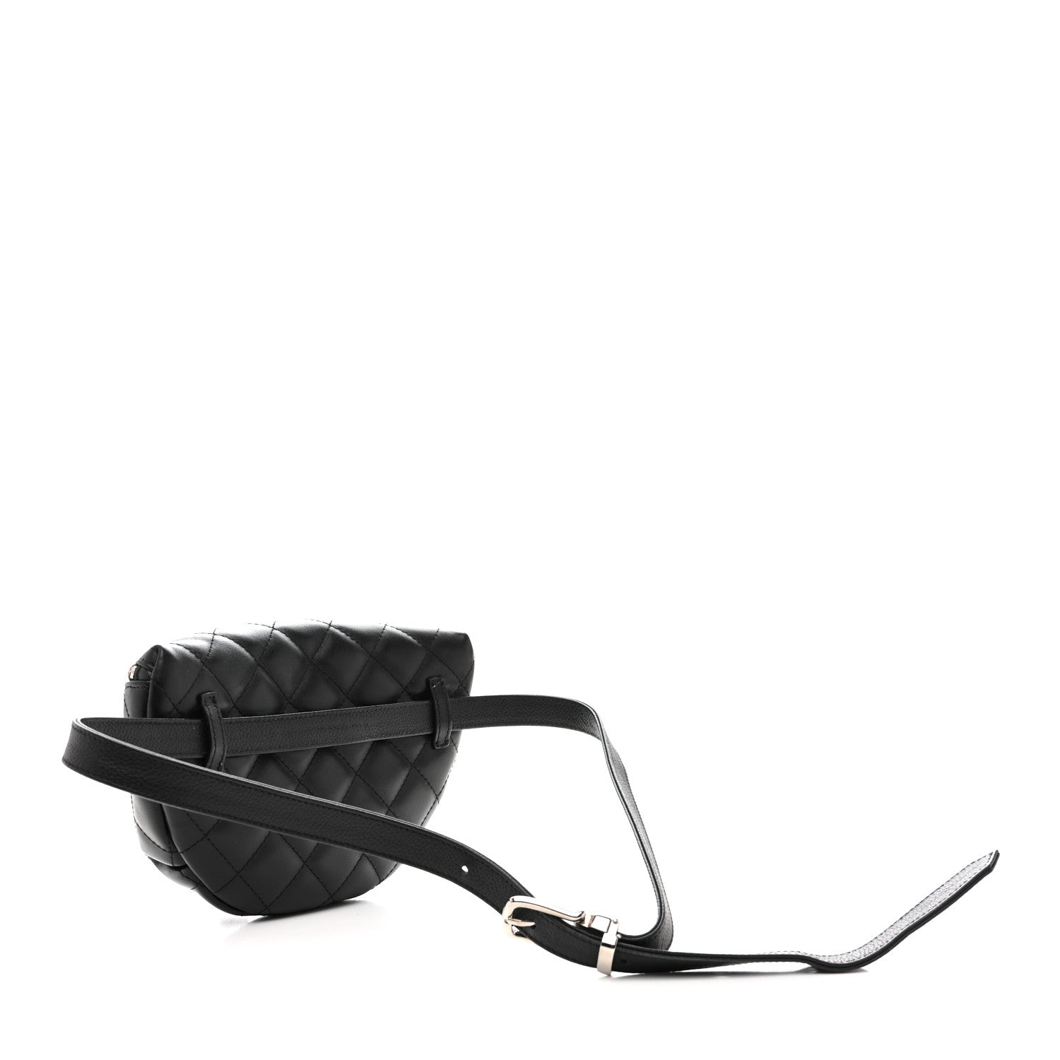 Chanel Lambskin Quilted Waist Belt Bag Black 3 of 13