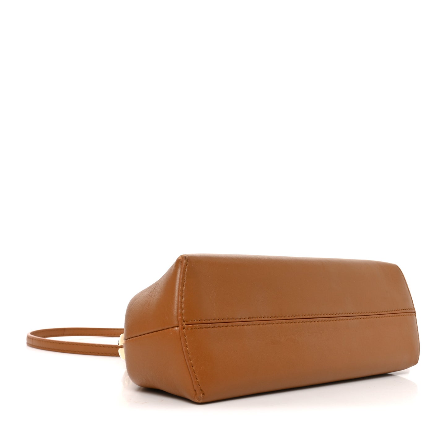 Shiny Nappa Small Fendi First Caramello