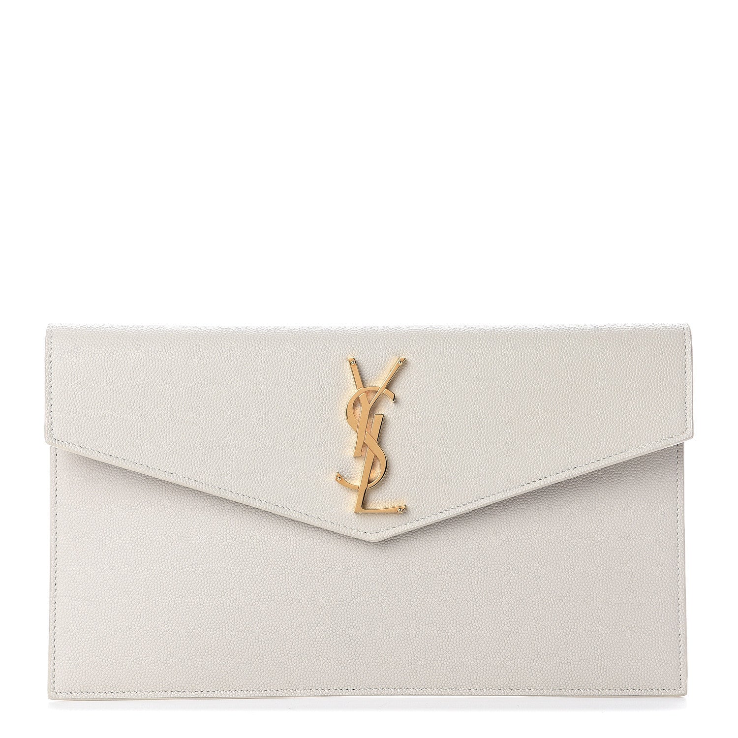 Saint Laurent Grain De Poudre Uptown Pouch Crema Soft 1 of 5