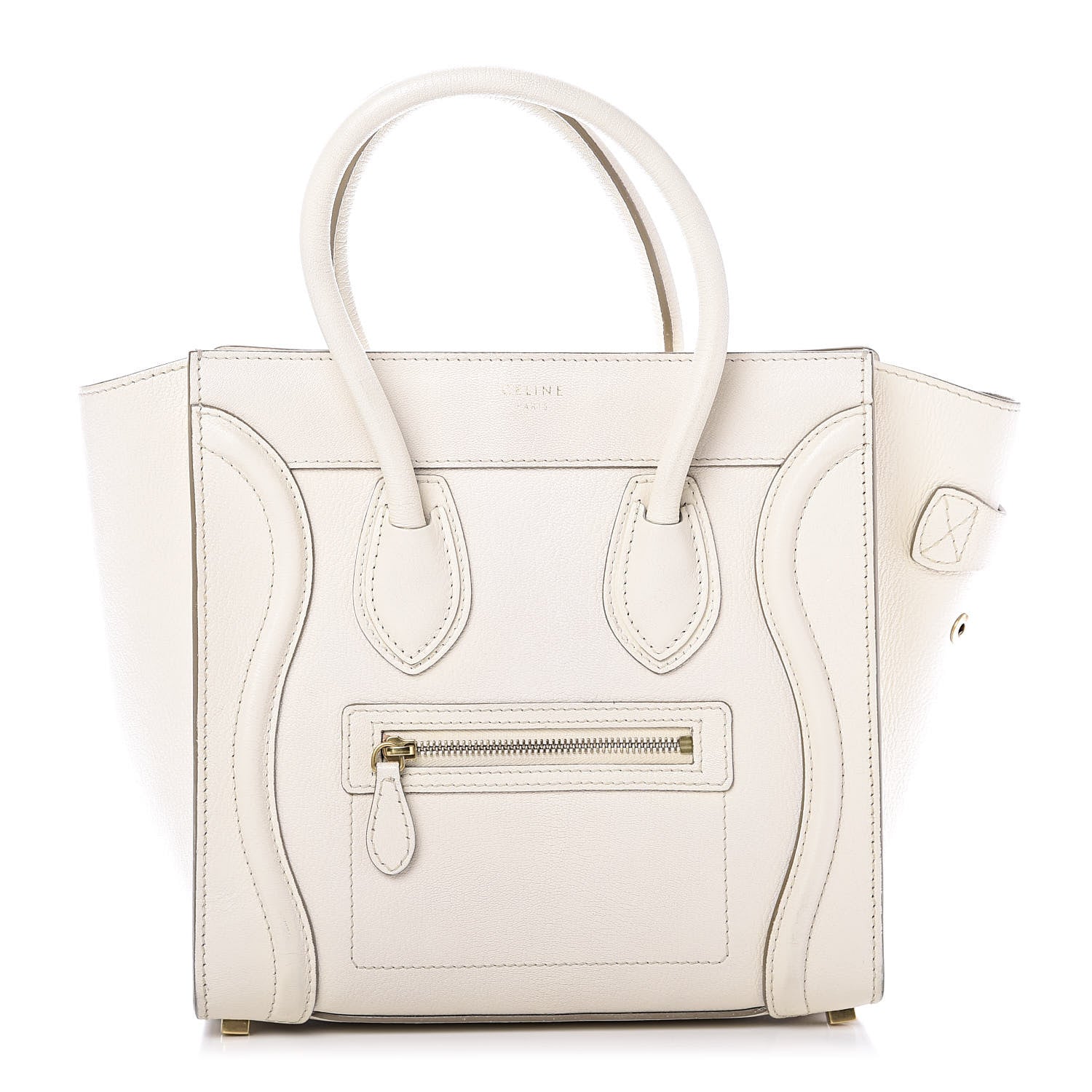 Celine Goatskin Micro Luggage White 1 of 12