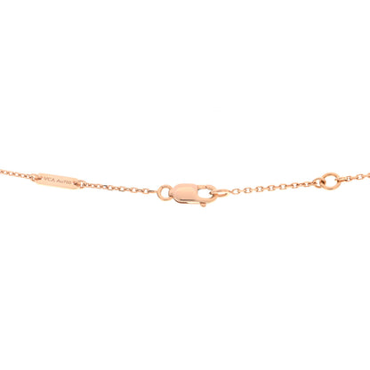 Van Cleef & Arpels 18K Rose Gold Sweet Alhambra Pendant Necklace 5 of 6