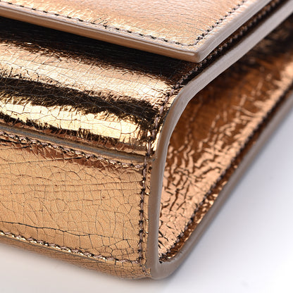 Saint Laurent Metallic Calfskin Small Classic Monogram Kate Satchel Bronze 9 of 9