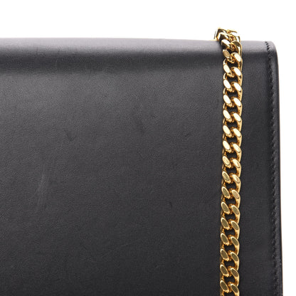 Saint Laurent Calfskin Small Monogram Kate Satchel Black 11 of 12
