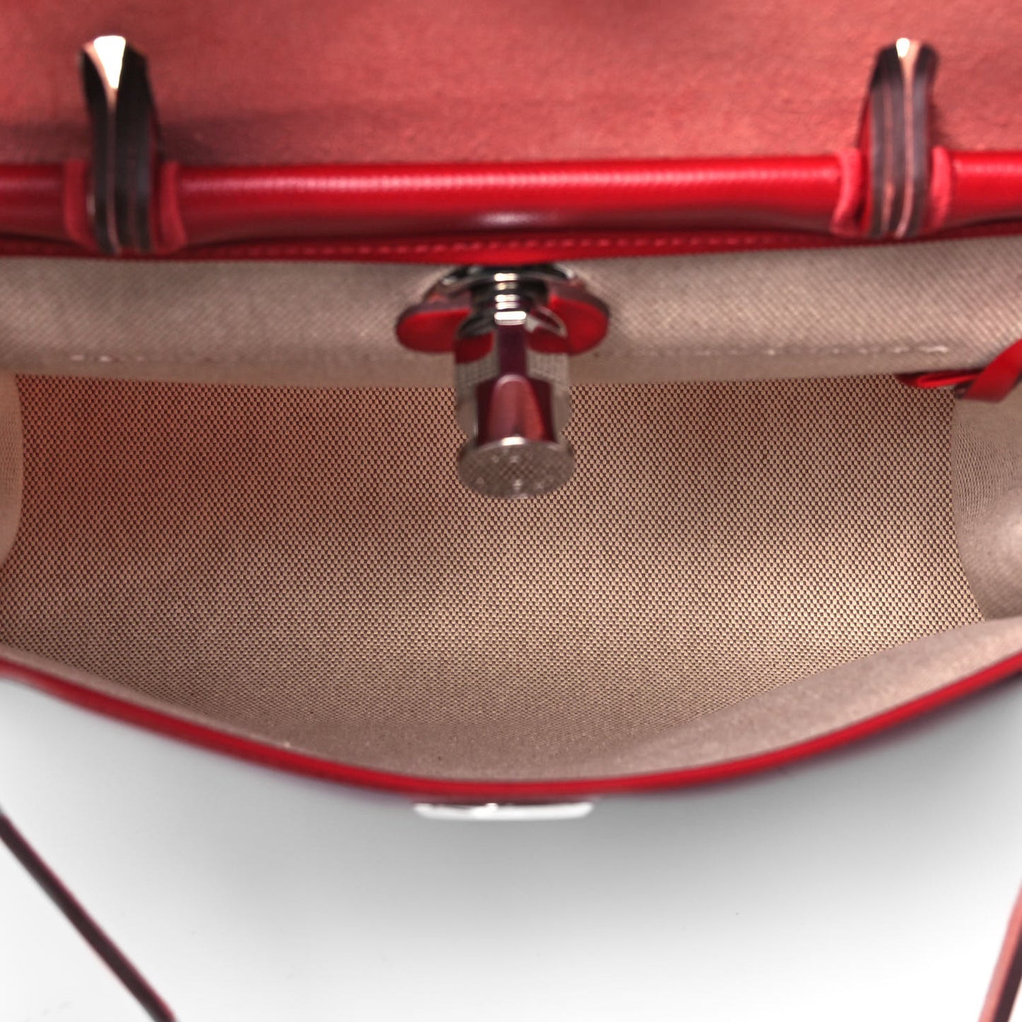 Toile H Berline Vache Hunter Herbag Zip PM 31 Rouge Piment Ecru
