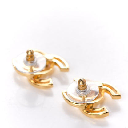 Chanel Metal Obazine CC Earrings Gold 4 of 5